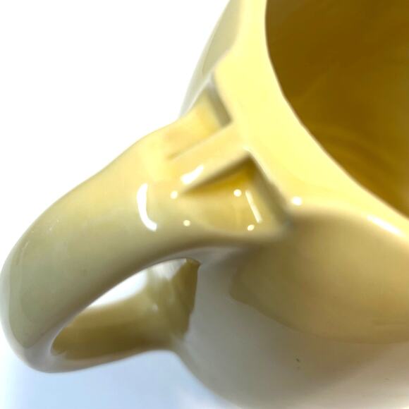 Vintage Hall Art Deco Yellow Ceramic Refrigerator Pitcher - Picture 5 of 10